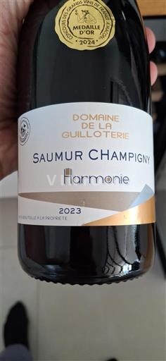 Lugina e Luarës Saumur-champigny Domaine La Guilloterie Harmonie 2023
