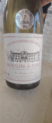 Beaujolais Moulin-à-vent Château Cave du Château de Chénas 2015