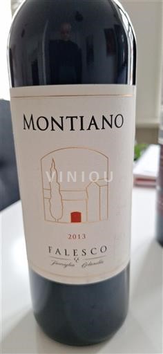 Wines Rouge sec Montiano Falesco 2013 Italy Lazio IGT