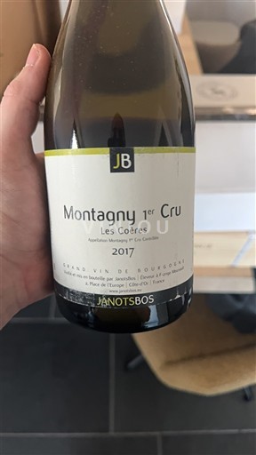 Burgundi Montagny Premier Cru JanotsBos Les Coères 2017