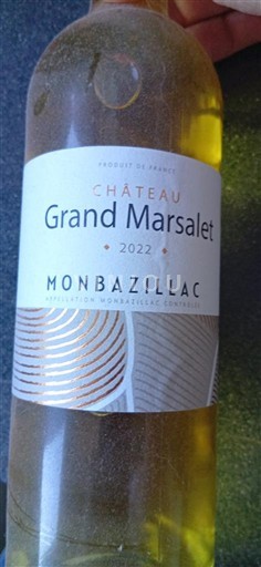 Jugperëndim Monbazillaku Château Grand Marsalet 2022