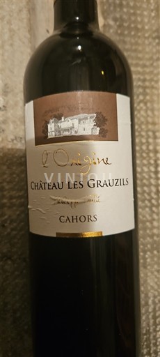 Rượu vang Rouge sec L'Origine Château Les Grauzils Non millésimé Pháp Tây Nam Cahors AOC