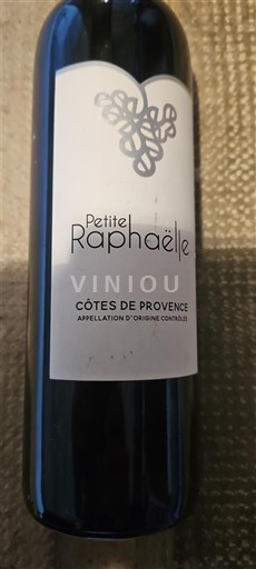 Vin Rouge sec Petite Raphaëlle 2021 Francë Provence Bregdeti i Provencës AOC