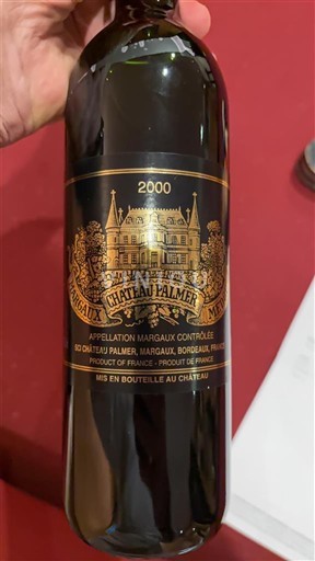Bordeaux Margaux Grand Cru Château Palmer 2000