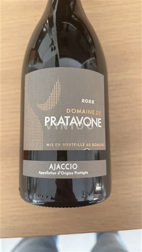 Korsika Ajaccio Domaine Pratavone 2022