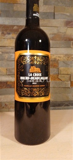 Vina Rouge sec La Croix Ducru-Beaucaillou 2022 Francija Bordeaux Saint-Julien AOC
