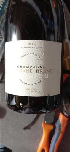 Shampanjë Grand Cru Champagne Hane Brunet Terroir d'Exception Jo Viti