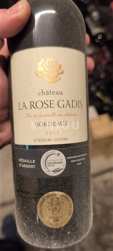 Bordeaux Château La Rose Gadis 2015