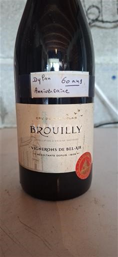 Wines Rouge sec Vignerons de Bel-Air 2020 France Beaujolais Brouilly AOC