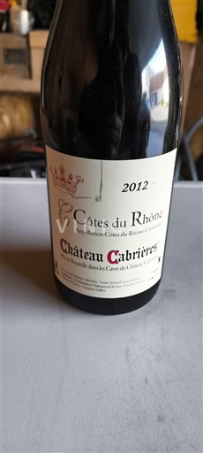 Рона долина Кот дю Рон Château Cabrières 2012