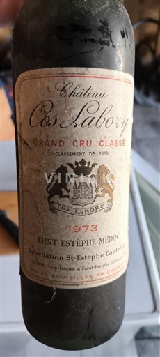 Bordeaux Saint-Estèphe Grand Cru Château Cos Labory 1973