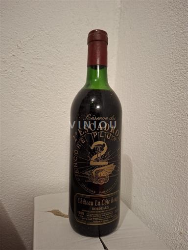Bordeaux Château La Côte Rouge RESERVE DU 2EME ESCADRON/13° RDP 1989