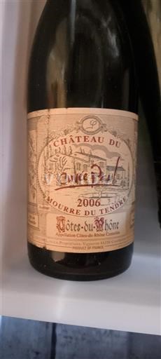 Vallée du Rhône Côtes-du-rhône Château Mourre du Tendre Paul 2006