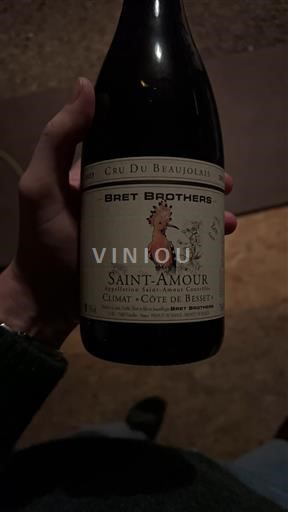 Vin Rouge sec Climat Côte de Besset Bret Brothers 2023 Francuska Божоље Saint-Amour AOC