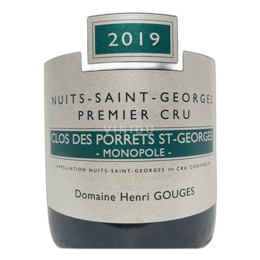 Bourgogne Ospecificerad Domaine Henri Gouges Clos des Porrets 2019