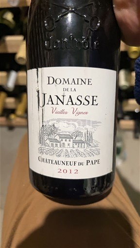 Рона долина Шатонеф-дю-Пап Domaine La Janasse Vieilles Vignes 2012