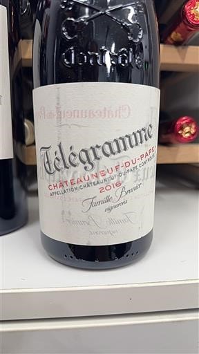 Rhônedalen Châteauneuf-du-Pape Vieux Télégraphe Télégramme 2016
