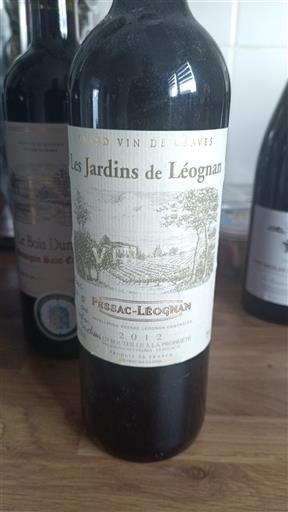 Bordo Pessac-Léonjan Les Jardins de Léognan 2014