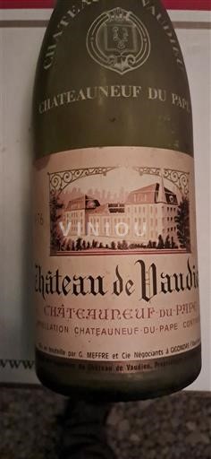 Рона долина Шатонеф-дю-Пап Château Vaudieu 1976