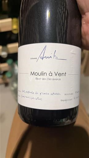 Beaujolais Moulin-à-vent Domaine Anita Haut des Caignoux 2022