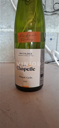 Alsace Domaine Chapelle 2022