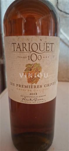 Sørvest Côtes de Gascogne Domaine Tariquet Les Premières Grives 2012