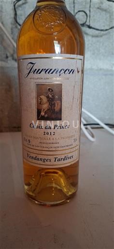 Jugperëndim Jurançon Choix du Prince 2012