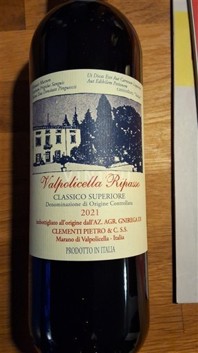 Veneto Nespecificirano Clementi Pietro & C. S.S Valpolicella Ripasso Classico Superiore 2021