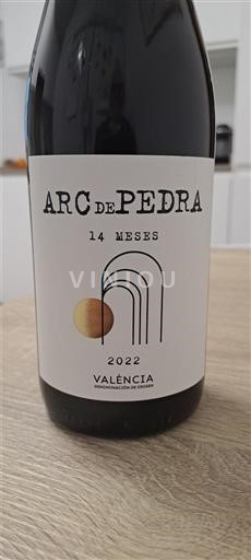 Rượu vang Rouge sec 14 Meses Arc de Pedra 2022 Tây Ban Nha Cộng đồng Valencia Valencia DO