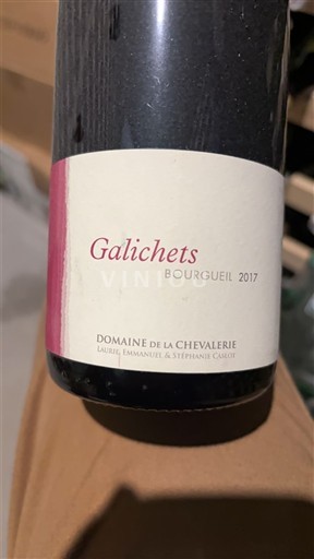 Vin Rouge sec Galichets Domaine La Chevalerie 2017 Frankrike Loiredalen Bourgueil AOC