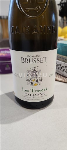Lugina e Ronës Cairanne Domaine Brusset Les Travers 2021