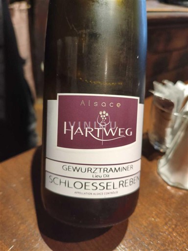 Alsace Hartweg Schloesselreben 2021