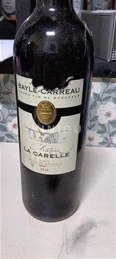 Bordeaux Château La Carelle 2018