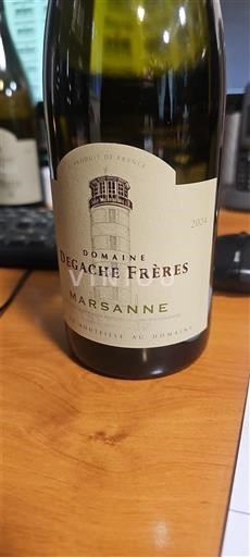 Alpet dhe Rajonet e Rrjedhës së Rrjedhës së Lumit Rhone Ardèche Domaine Degache Frères Marsanne 2022