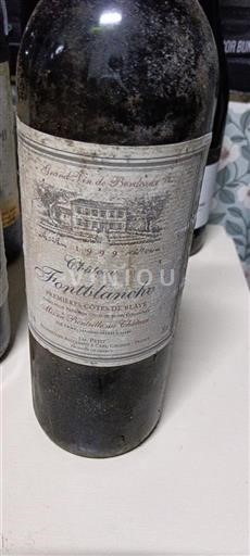 Bordoja Côtes-de-blaye Château Fontblanche 1992