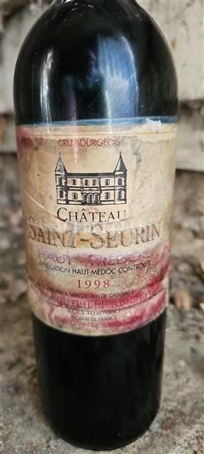 Bordoja Haut-Médoc Château Saint-Seurin 1998