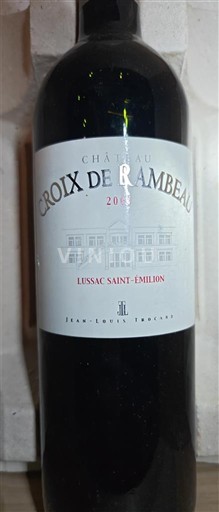 Bordoja Lussac-Saint-Émilion Château Croix de Rambeau 2005