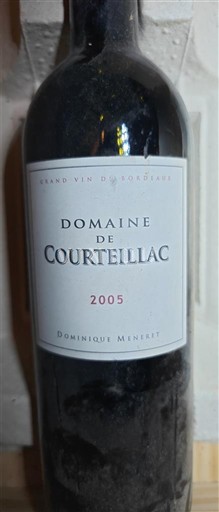 Bordo Bordo superior Domaine Courteillac 2005