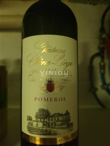 Bordoja Pomerol Château Cône-Liège 2018