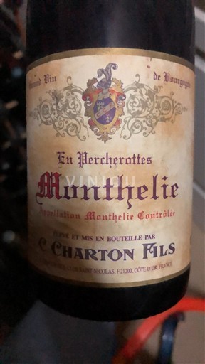 Burgundija Монтеље C. Charton Fils En Percherottes 2009