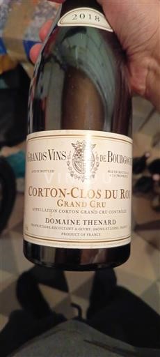 Burgundi Korton Grand Cru Domaine Thenard Corton-Clos du Roi 2018