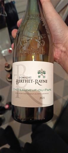 Рона долина Шатонеф-дю-Пап Domaine Berthet-Rayne 2021