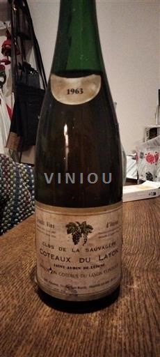 Dolina Loare Кото де Лејон Clos de la Sauvagerère 1963