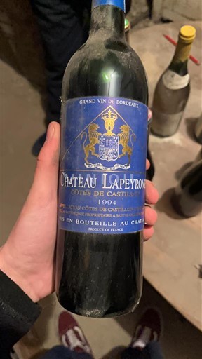 Bordoja E paspecifikuar Château Lapeyronie 1994