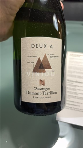 Peneča vina Blanc brut Deux A Dumont-Terrillon Non millésimé Francija Šampanja Šampanjec AOC