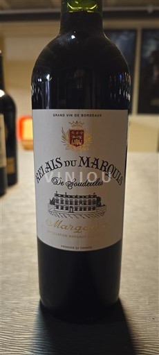 Bordeaux Margaux Relais du Marquis de Soudeilles Ikke-årgang