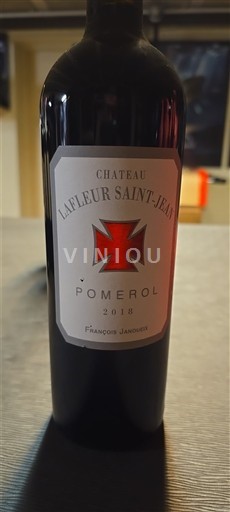 Bordoja Pomerol Château Lafleur Saint-Jean 2018