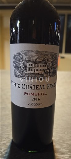 Bordoja Pomerol Château Vieux Château Ferrand 2016