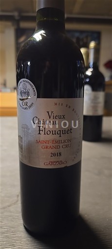 Bordeaux Saint-Émilion Grand Cru Grand Cru Château Vieux Château Flouquet 2018