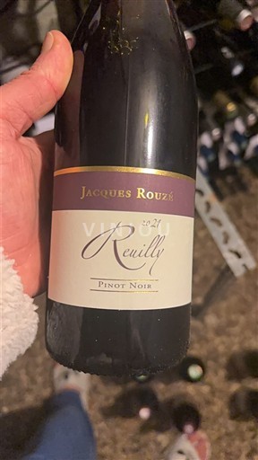 Vin Rouge sec Jacques Rouzé 2021 Francuska Dolina Loare Reuilly AOC